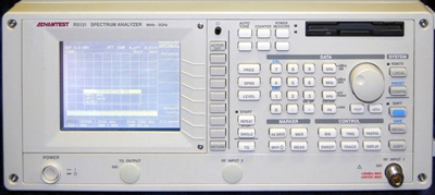 ADVANTEST R3131 3 GHz Spectrum Analyzer, 50 ohm