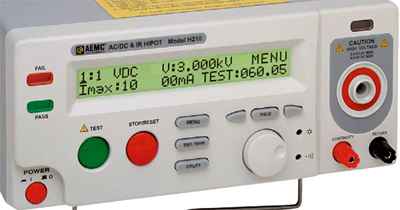 AEMC H210 5KV AC, 6KV DC Withstanding Voltage Tester