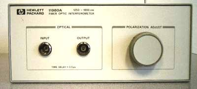 Keysight (Agilent) 11980A Lightwave Fiber Optic Interferometer