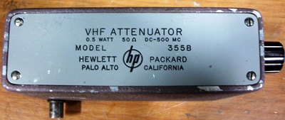 AGILENT 355B Precision RF Attenuator