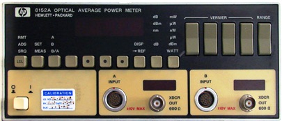 AGILENT 8152A Optical Average Power Meter