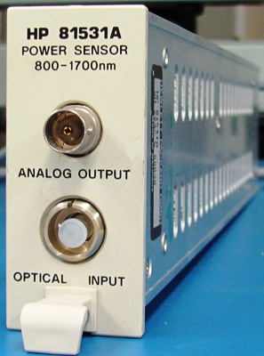 AGILENT 81531A 800 to 1700 nm InGaAs Optical Power Sensor Module