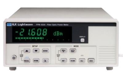 ILX LIGHTWAVE FPM-8220 800 to 1650 nm Fiber Optic Power Meter