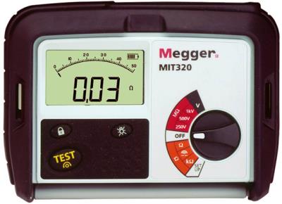 MEGGER MIT320 250, 500, 1000 V Insulation Tester
