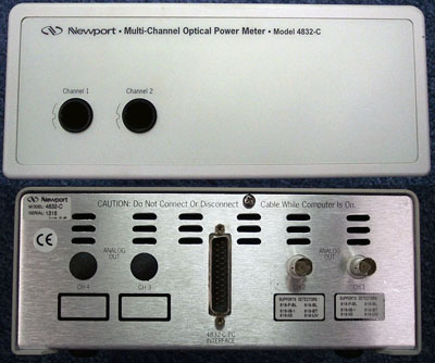 NEWPORT 4832-C Multi-Channel Optical Power Meter