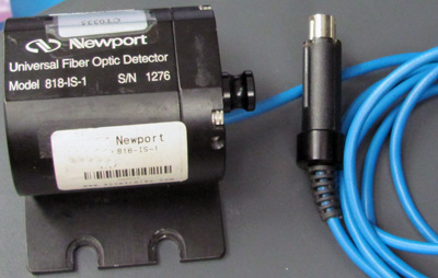 NEWPORT 818-IS-1 400 to 1650 nm InGaAs Universal Fiber Optic Detector