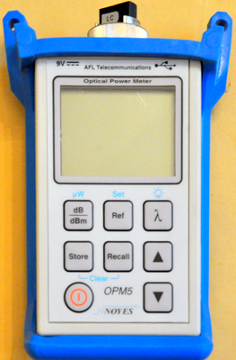 NOYES OPM5-3D 850 to 1625 nm Handheld Optical Power Meter