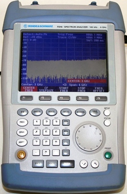 ROHDE & SCHWARZ FSH6.06 6 GHz Handheld Spectrum Analyzer w/ Preamplifier