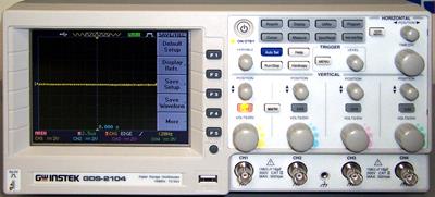 INSTEK GDS-2104 4 Ch 100 MHz Digital Storage Oscilloscope