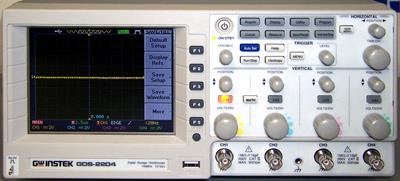 INSTEK GDS-2204 4 Ch 200 MHz Digital Storage Oscilloscope